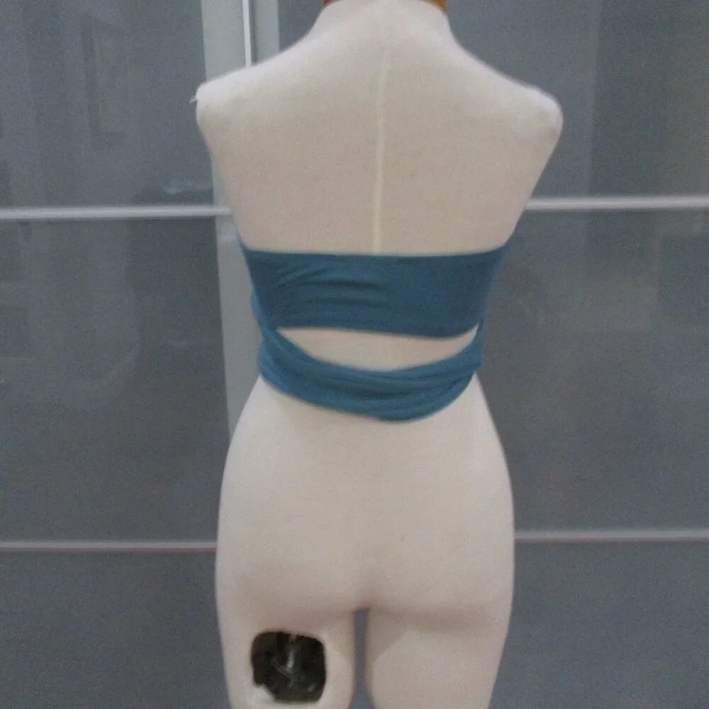Diosa Strapless Tie Wrap Tube Top - Picture 3 of 6
